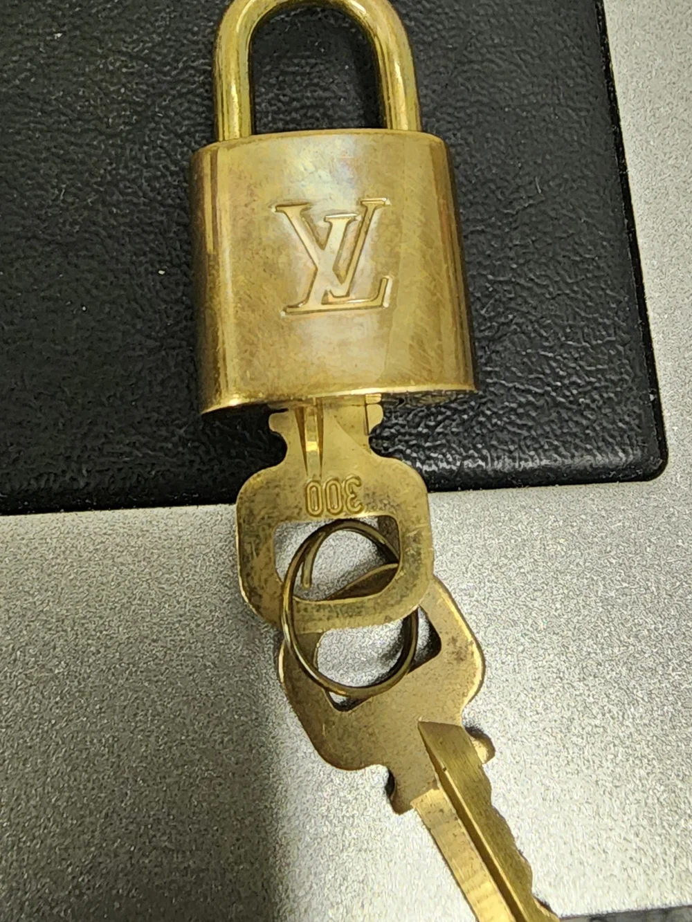 Louis Vuitton Gold-tone Padlock and Key Set - Womens Accessories